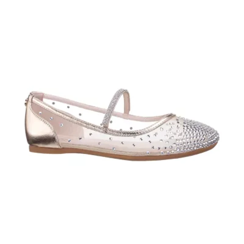 I. Miller Mercedes Little & Big Kid Girls Round Closed Toe Ballet Flats
