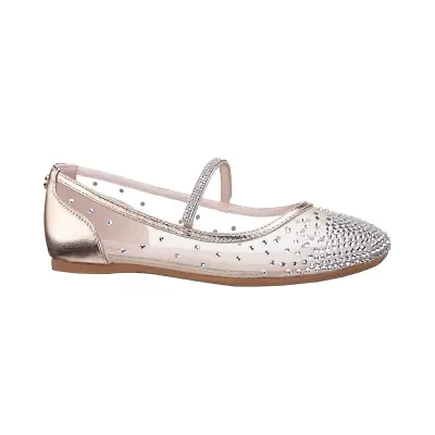 I. Miller Mercedes Little & Big Kid Girls Round Closed Toe Ballet Flats