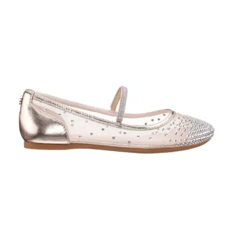 I. Miller Mercedes Little & Big Kid Girls Round Closed Toe Ballet Flats