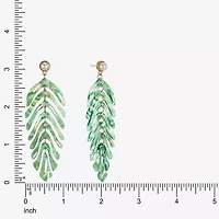 Bijoux Bar Gold Tone Womens Hypoallergenic Drop Earrings