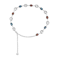 JS Jessica Simpson Jeweled Chain Womens Belt