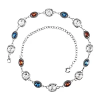 JS Jessica Simpson Jeweled Chain Womens Belt