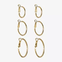 Liz Claiborne Womens Hypoallergenic 3 Pair Earring Set