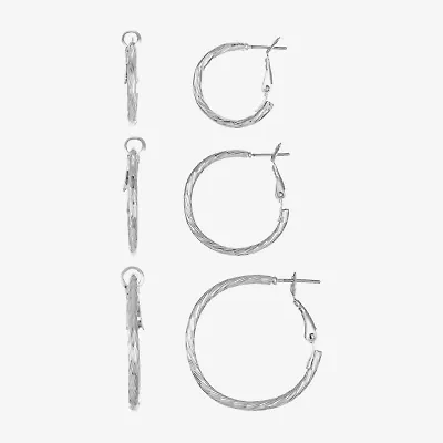 Liz Claiborne Womens Hypoallergenic 3 Pair Earring Set