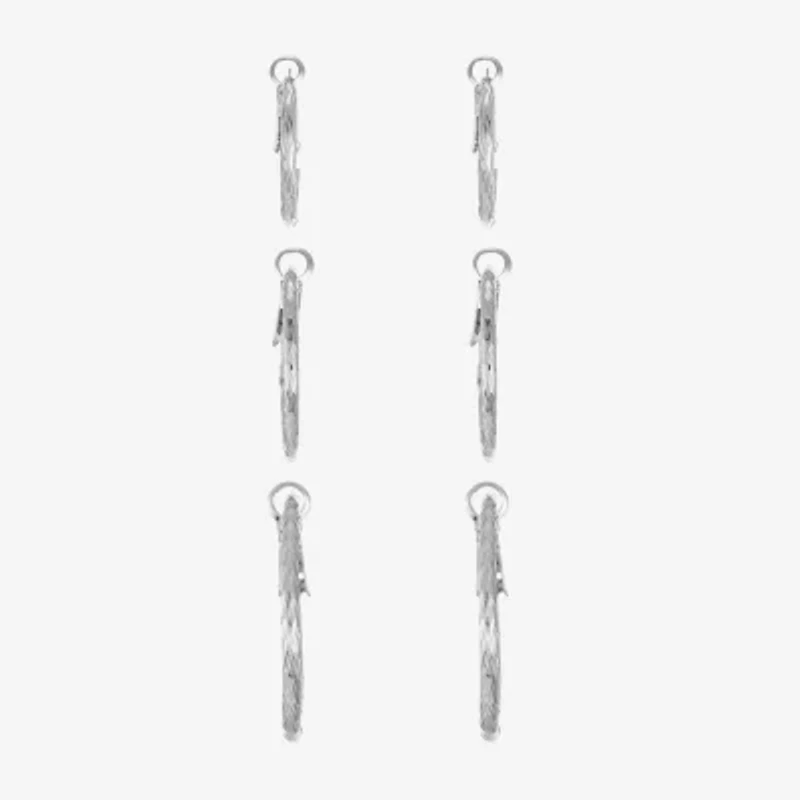 Liz Claiborne Womens Hypoallergenic 3 Pair Earring Set