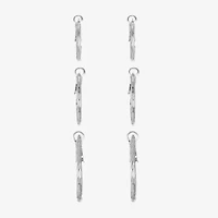 Liz Claiborne Womens Hypoallergenic 3 Pair Earring Set