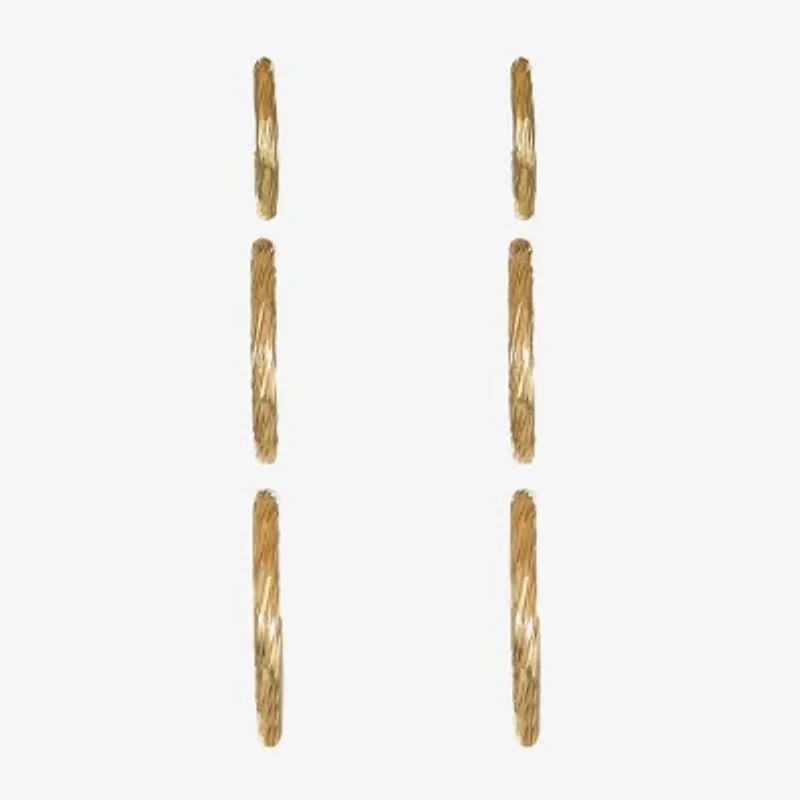 Liz Claiborne Womens Hypoallergenic 3 Pair Earring Set