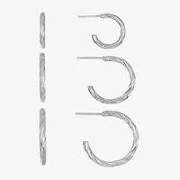 Liz Claiborne Womens Hypoallergenic 3 Pair Earring Set