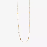 Monet Jewelry Gold Tone Womens 36 Inch Strand Necklace