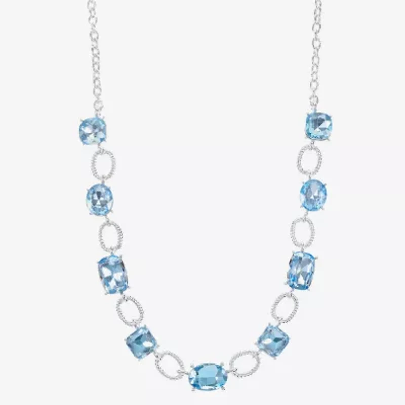 Monet Jewelry Rope Twist Link Womens 17 Inch Collar Necklace