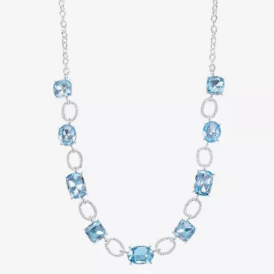 Monet Jewelry Rope Twist Link Womens 17 Inch Collar Necklace
