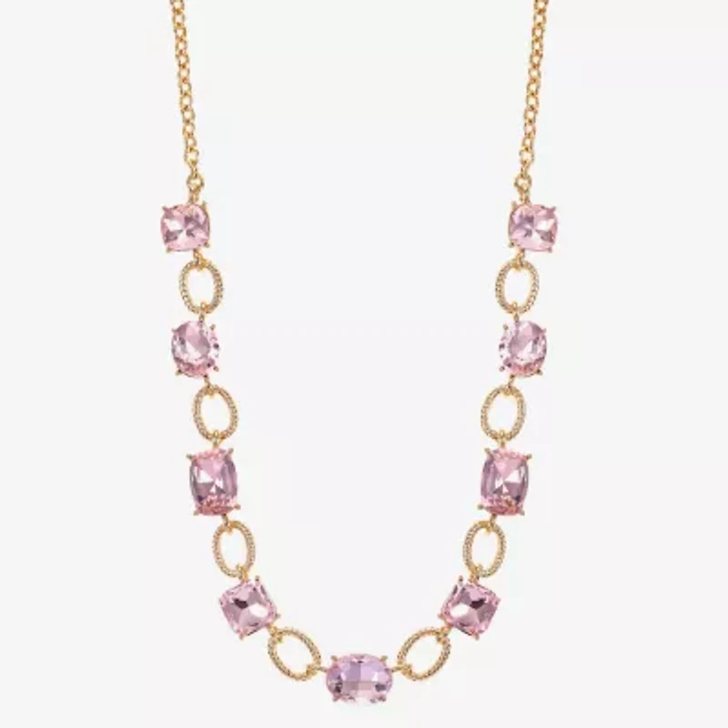 Monet Jewelry Rope Twist Link Womens 17 Inch Collar Necklace