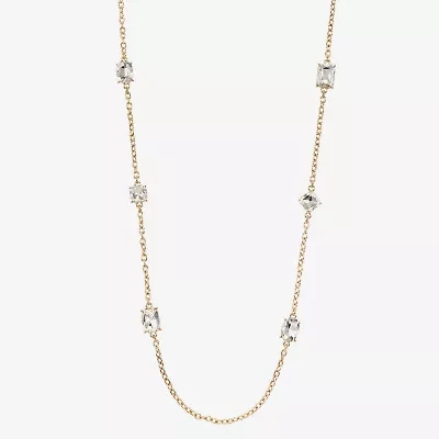 Monet Jewelry Womens Glass 32 Inch Strand Necklace