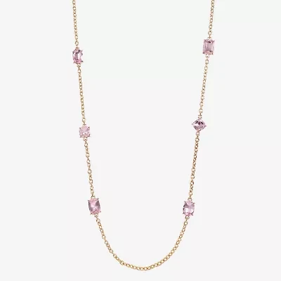 Monet Jewelry Womens Glass 32 Inch Strand Necklace