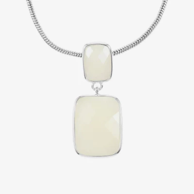 Liz Claiborne Womens Rectangular 17 Inch Pendant Necklaces