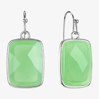 Liz Claiborne Womens Rectangular Drop Earrings