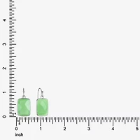 Liz Claiborne Womens Rectangular Drop Earrings