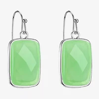 Liz Claiborne Womens Rectangular Drop Earrings