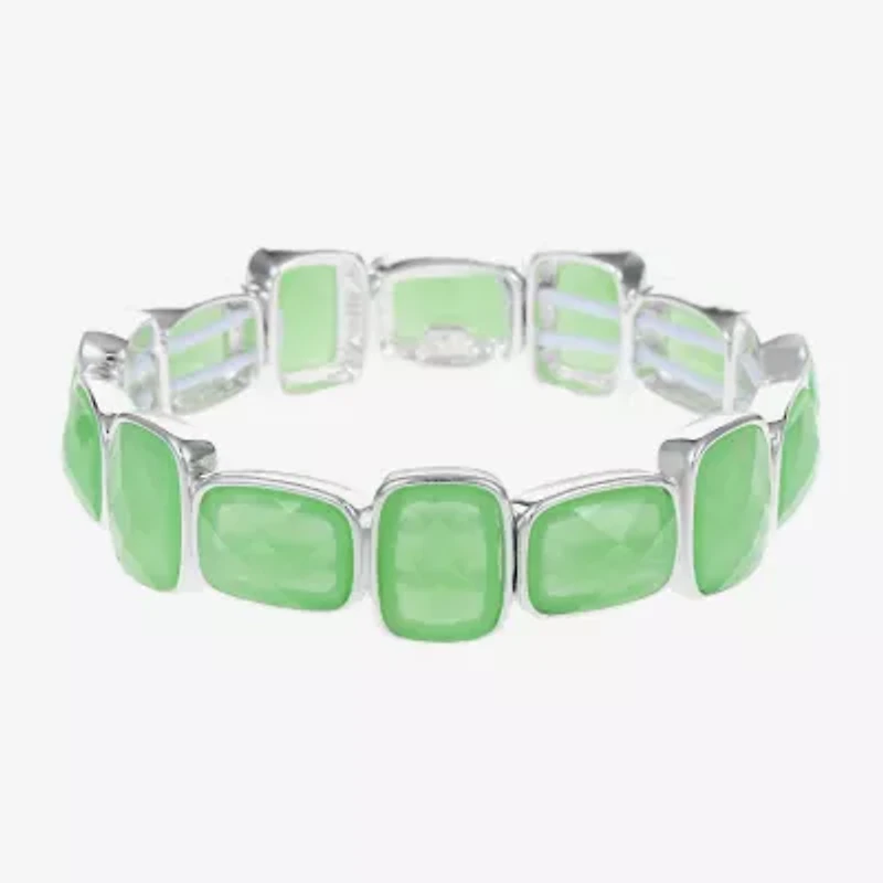 Liz Claiborne Womens Rectangular Stretch Bracelet