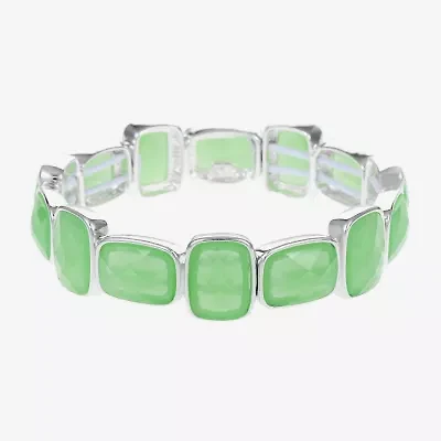 Liz Claiborne Womens Rectangular Stretch Bracelet