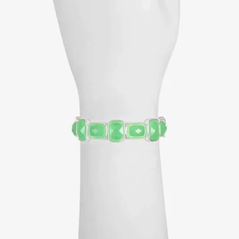 Liz Claiborne Womens Rectangular Stretch Bracelet