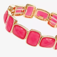 Liz Claiborne Womens Rectangular Stretch Bracelet