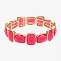 Liz Claiborne Womens Rectangular Stretch Bracelet
