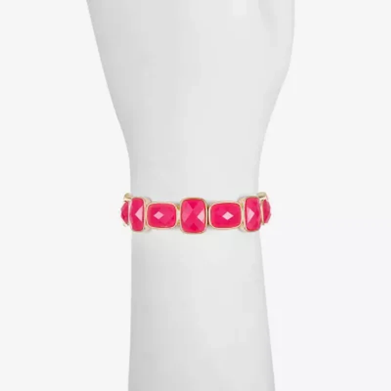 Liz Claiborne Womens Rectangular Stretch Bracelet