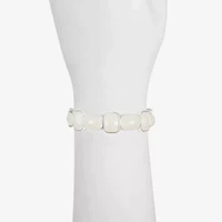 Liz Claiborne Womens Rectangular Stretch Bracelet