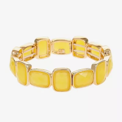 Liz Claiborne Womens Rectangular Stretch Bracelet