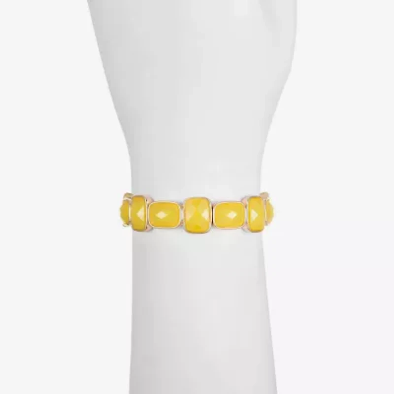 Liz Claiborne Womens Rectangular Stretch Bracelet