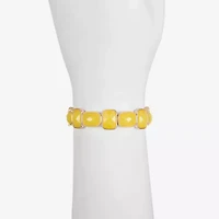 Liz Claiborne Womens Rectangular Stretch Bracelet