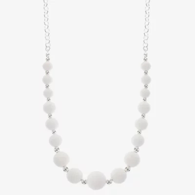 Liz Claiborne Matte Womens 17 Inch Collar Necklace