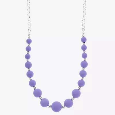 Liz Claiborne Matte Womens 17 Inch Collar Necklace