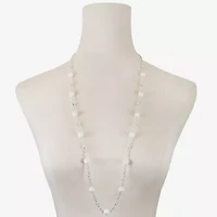 Liz Claiborne Matte Womens 34 Inch Strand Necklace