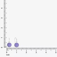 Liz Claiborne Matte Womens Round Drop Earrings