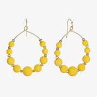 Liz Claiborne Matte Womens Round Drop Earrings