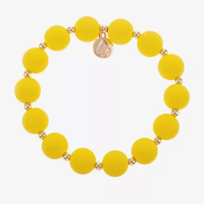 Liz Claiborne Matte Womens Round Stretch Bracelet