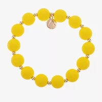 Liz Claiborne Matte Womens Round Stretch Bracelet