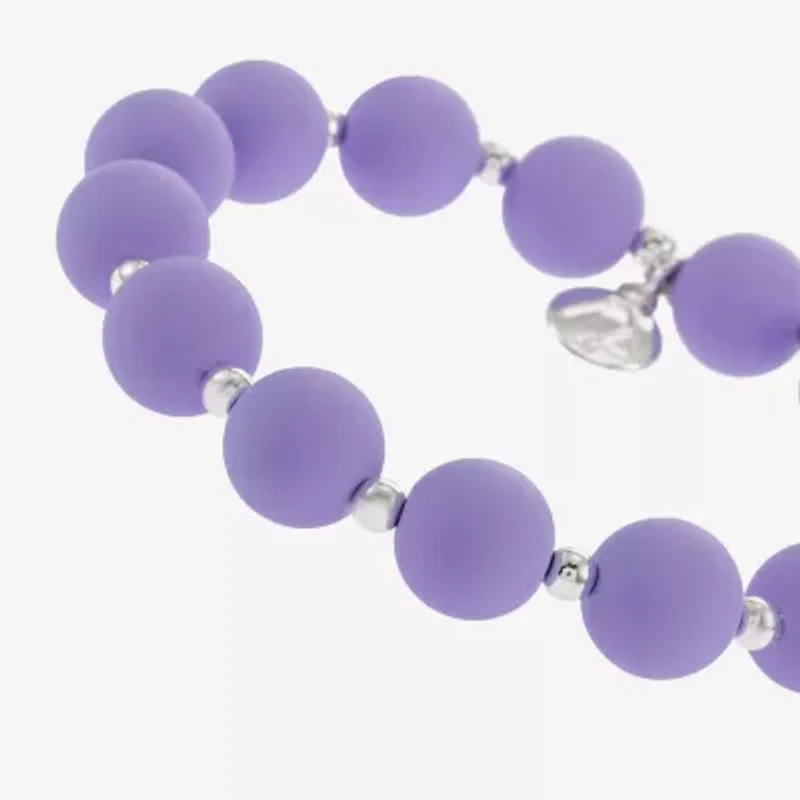 Liz Claiborne Matte Womens Round Stretch Bracelet