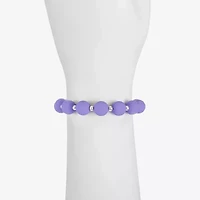 Liz Claiborne Matte Womens Round Stretch Bracelet