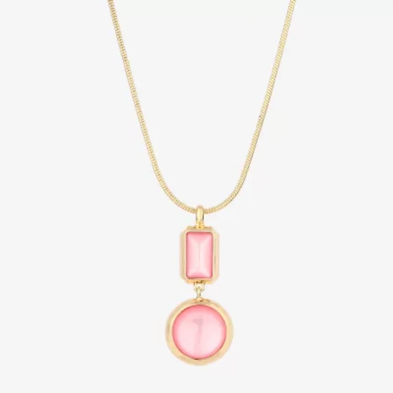 Liz Claiborne Womens 17 Inch Pendant Necklace