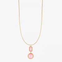 Liz Claiborne Womens 17 Inch Pendant Necklace