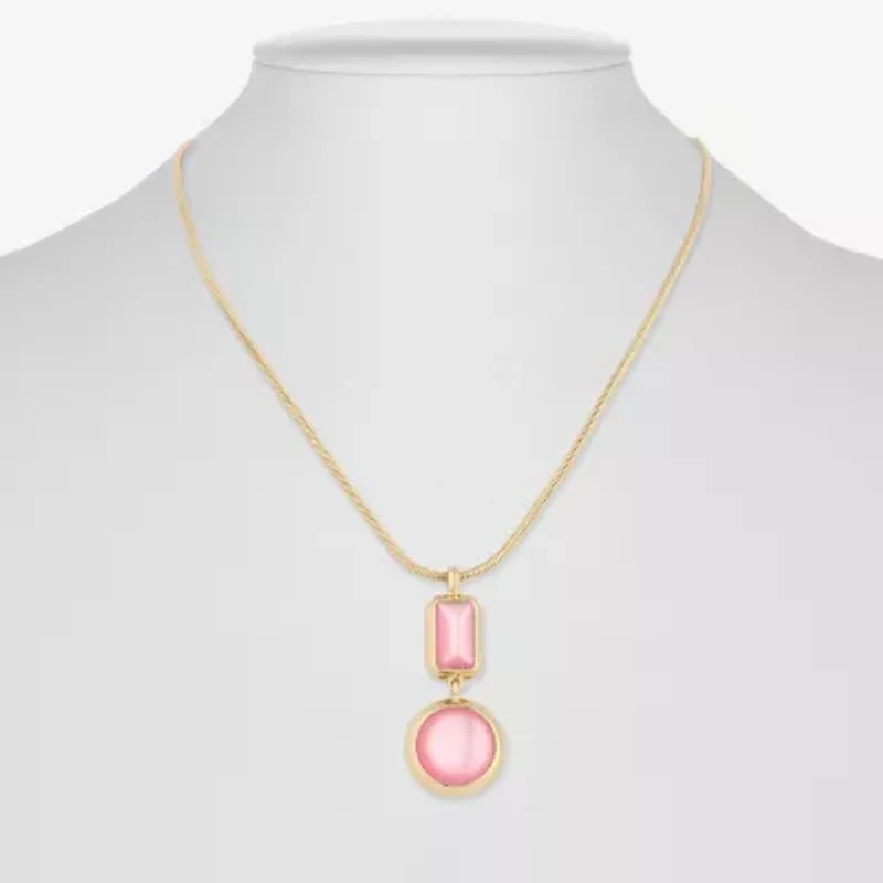 Liz Claiborne Womens 17 Inch Pendant Necklace