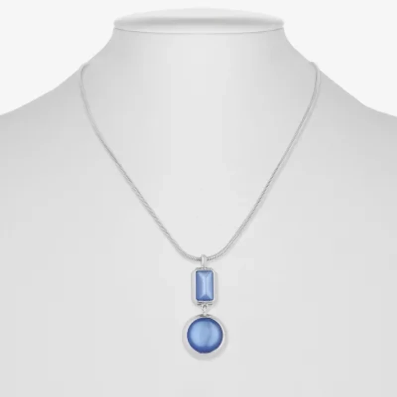 Liz Claiborne Womens 17 Inch Pendant Necklace