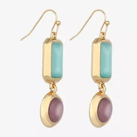 Liz Claiborne Womens Drop Earrings