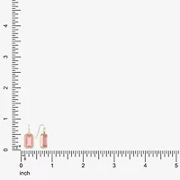Liz Claiborne Womens Rectangular Drop Earrings