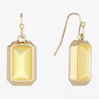 Liz Claiborne Womens Rectangular Drop Earrings
