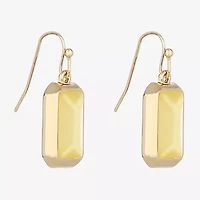 Liz Claiborne Womens Rectangular Drop Earrings