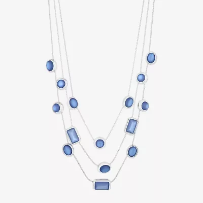 Liz Claiborne Womens 17 Inch Collar Necklace
